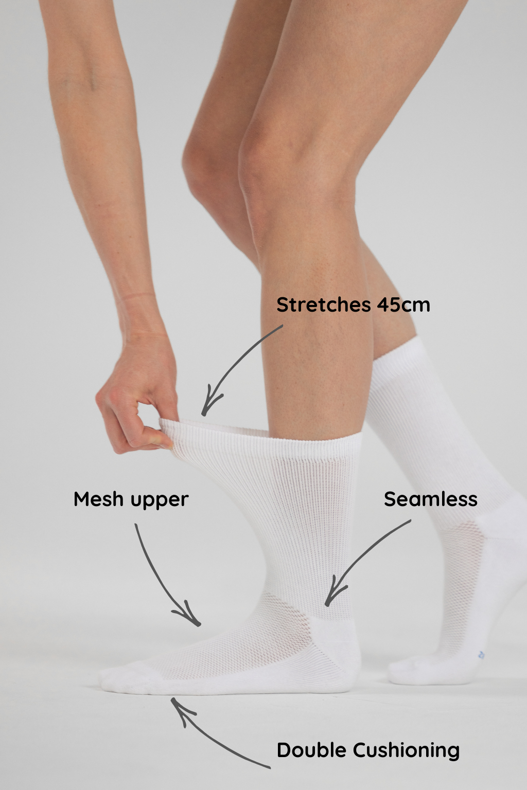 Comfysock Cushion - Crew Length