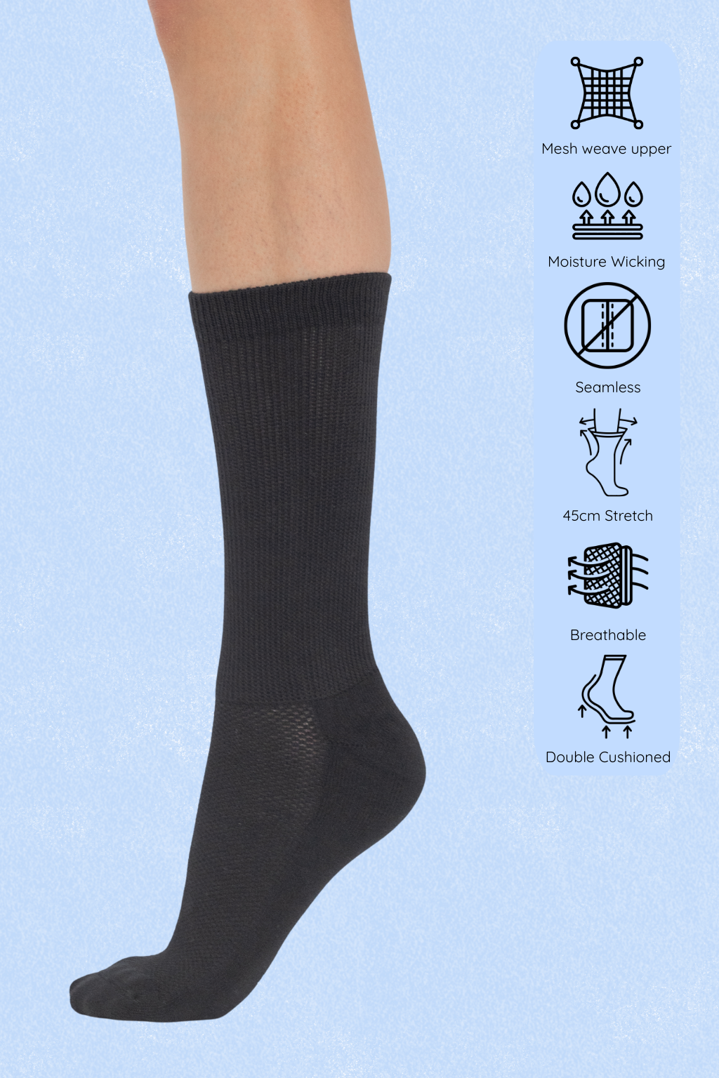 Comfysock Cushion - Crew Length