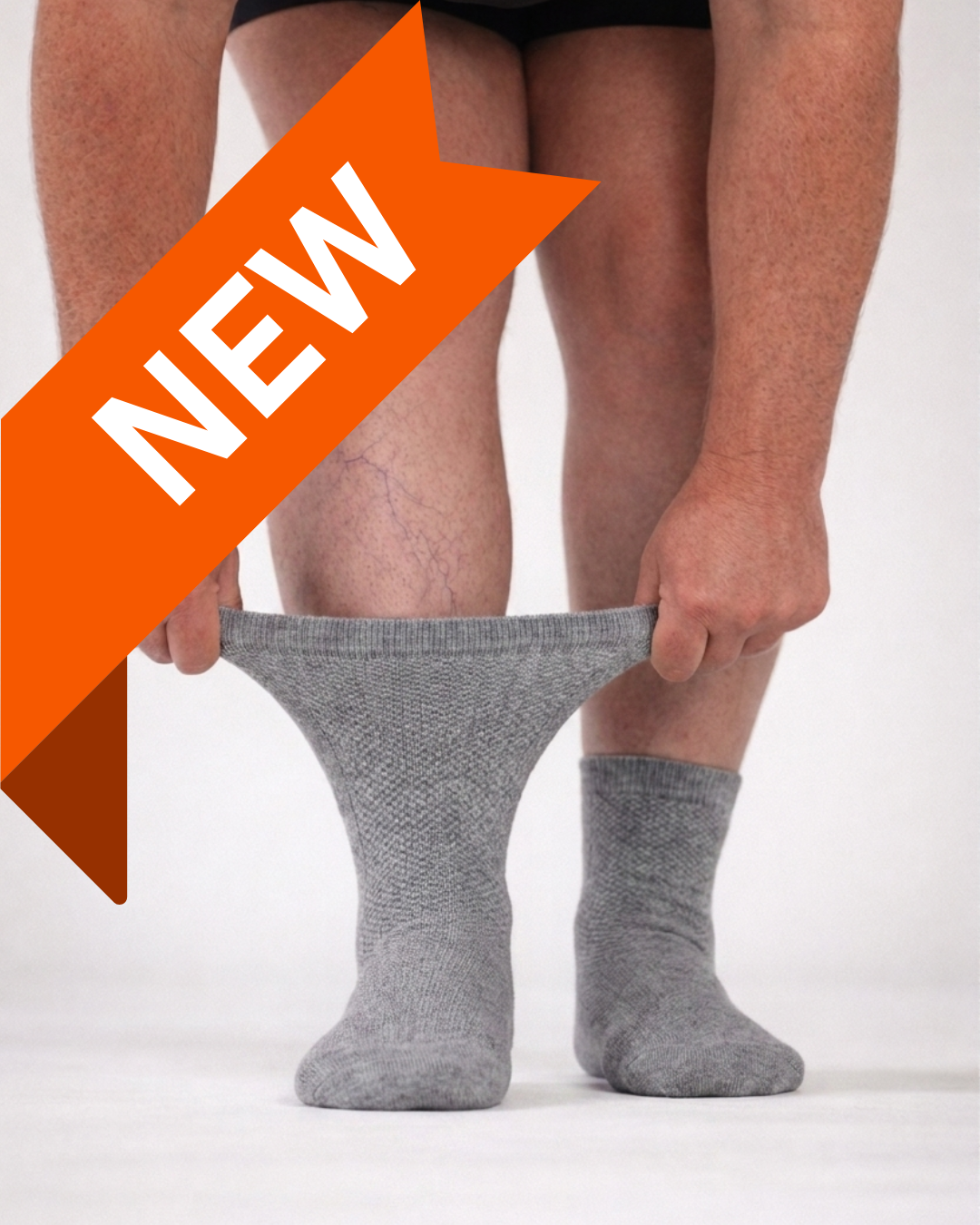 Merino Wool Diabetic Friendly Socks | Crew Length